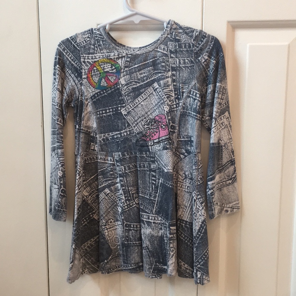 Flowers By Zoe Long Sleeve Dress